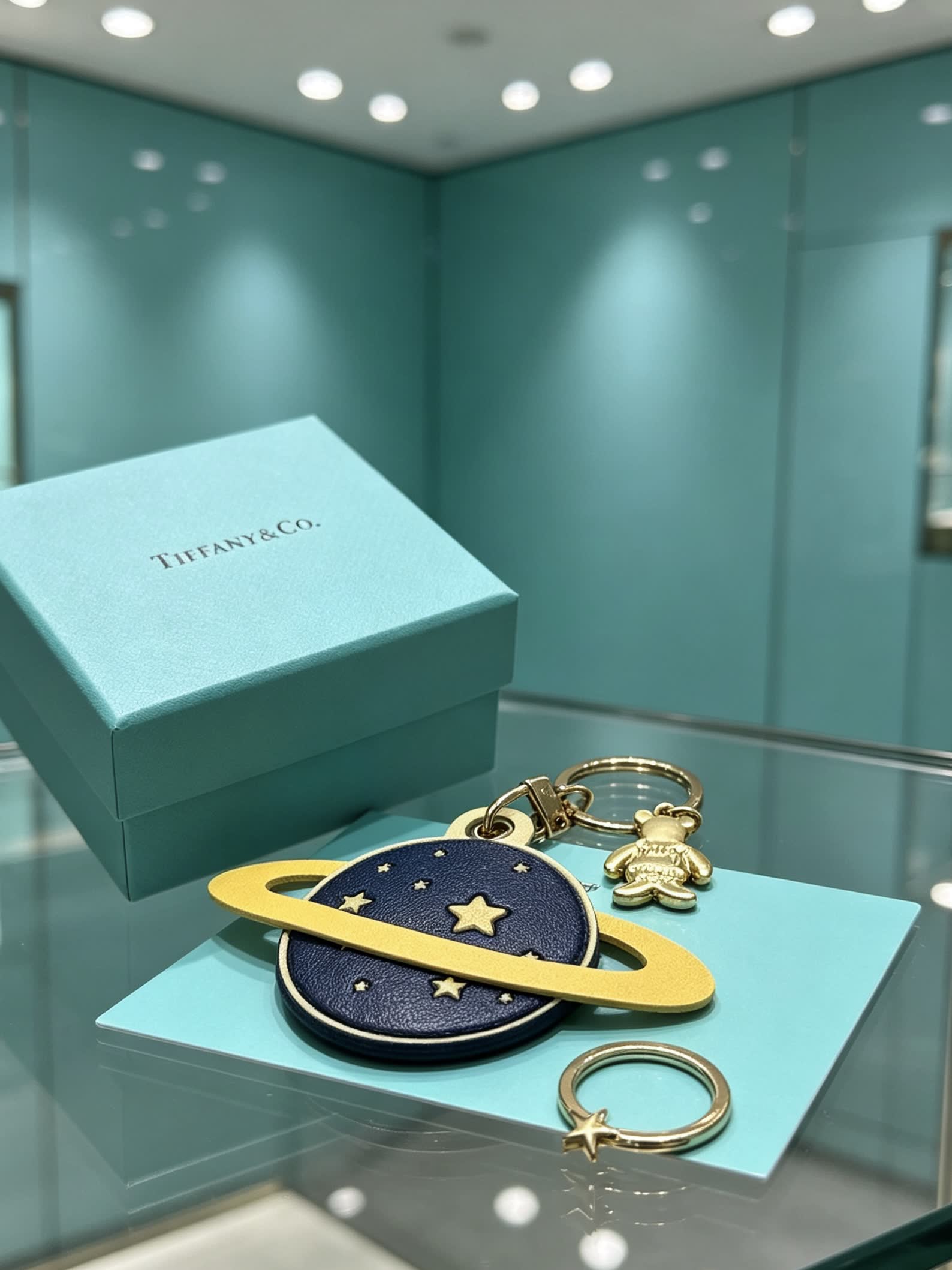 Tiffany & Co. Saturn Keychain